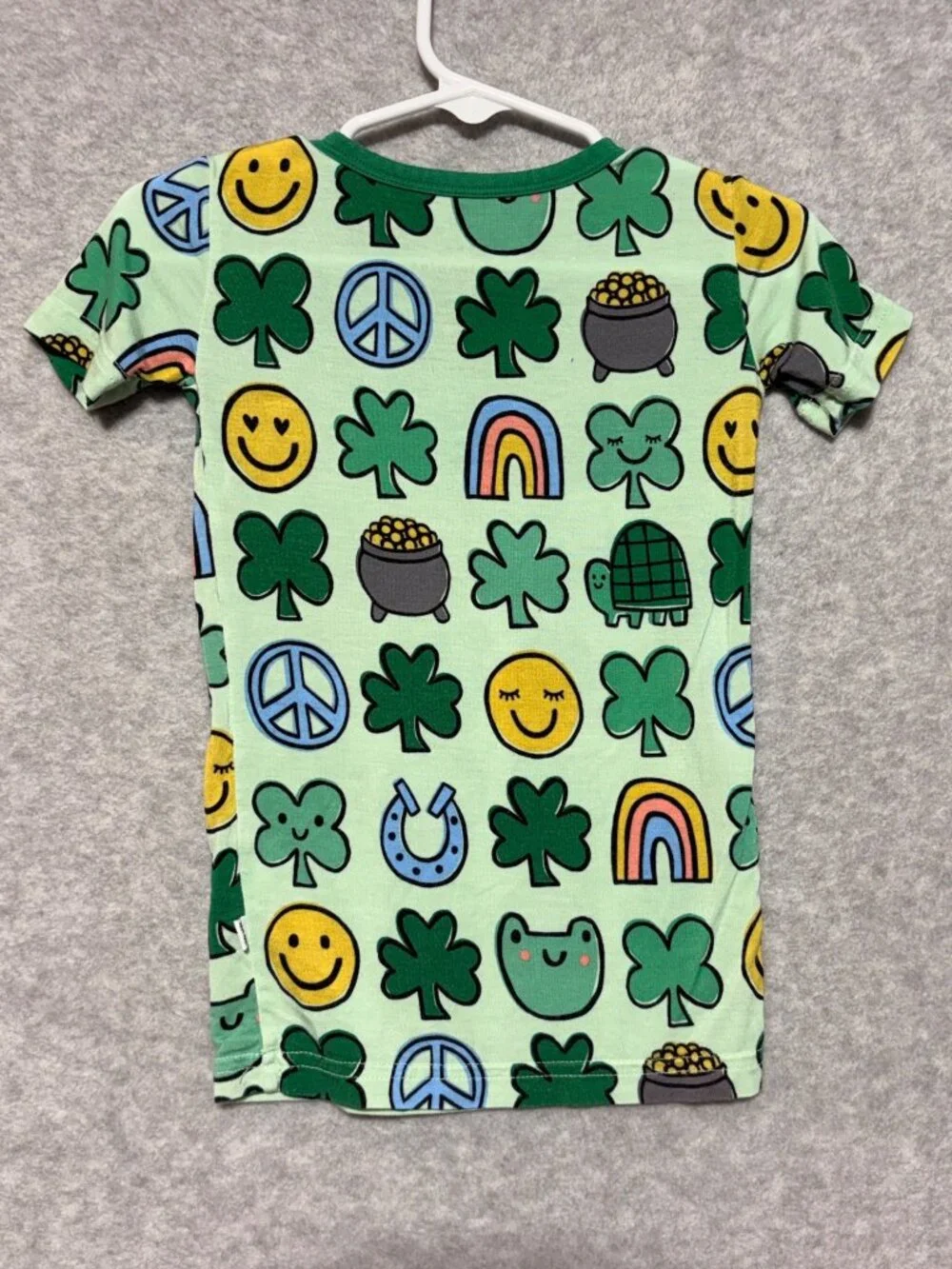 Little Sleepies 2T St Patricks Day Lucky Irish Bamboo Viscose Pajama Set Green